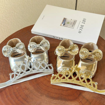 Baby Girl Shoes High Quality PU and TPR Anti-slip Sole Beautiful Flower Mary Jane Style Fashion Sandal Spring and Summer 0-6-12M